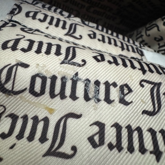 NEW! Juicy Couture Velour Extra Spender Tote Bag Crossbody Black Liquorice NWT - Picture 11 of 13